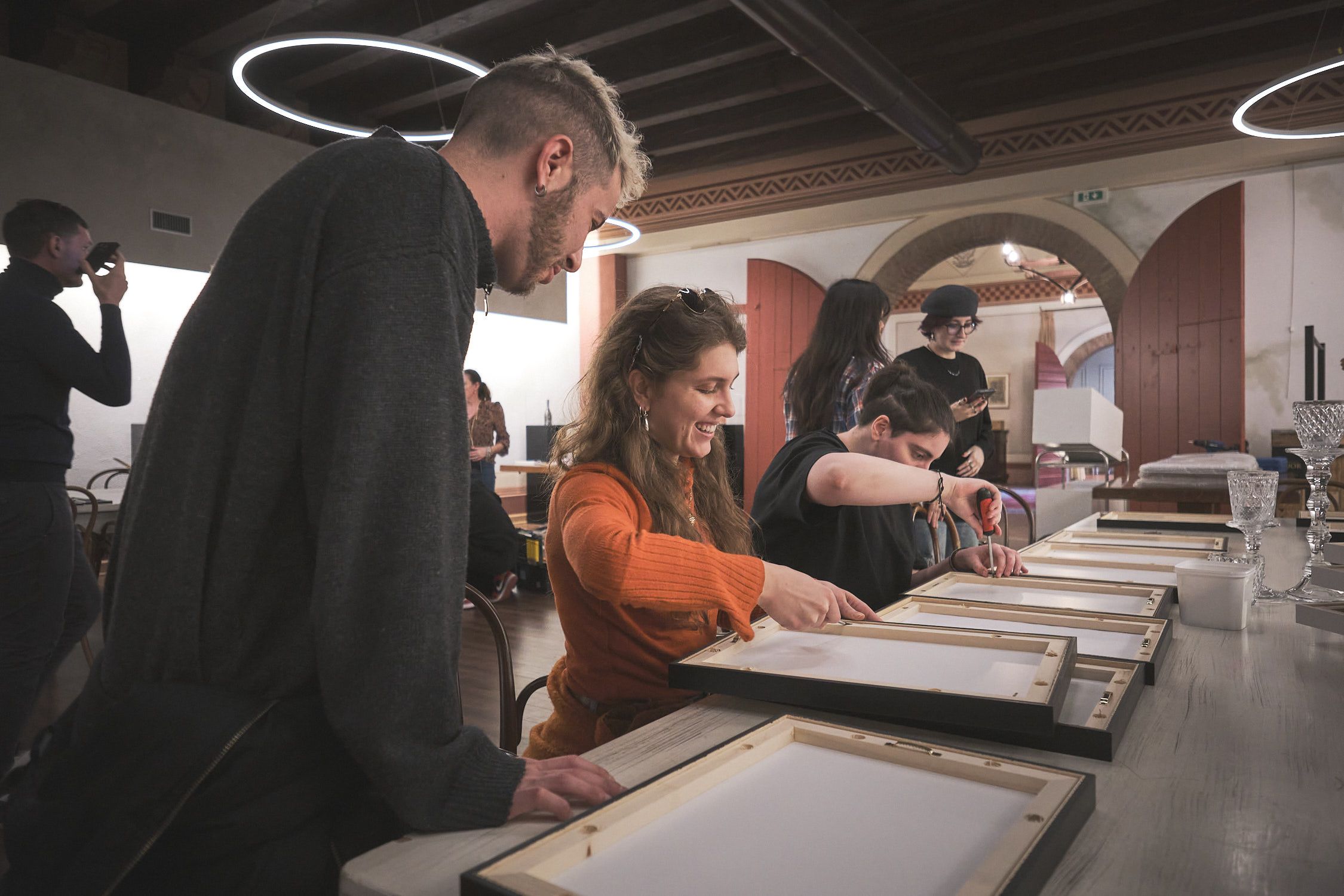 Accademia SantaGiulia Allestimento Mostra